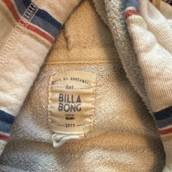 Billabong Multicolor cropped Striped Hoodie - Picture 2 of 4